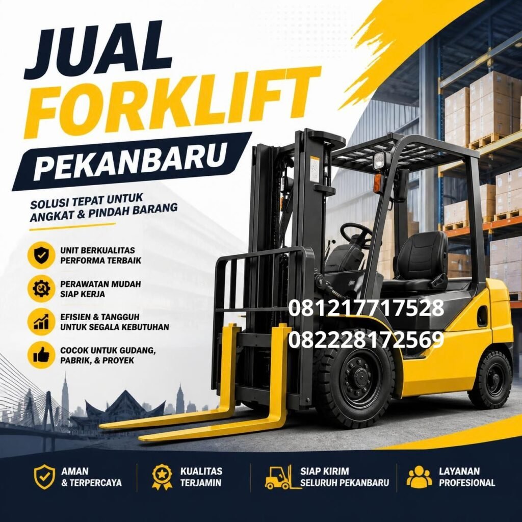 Jual forklift elektrik Pekanbaru