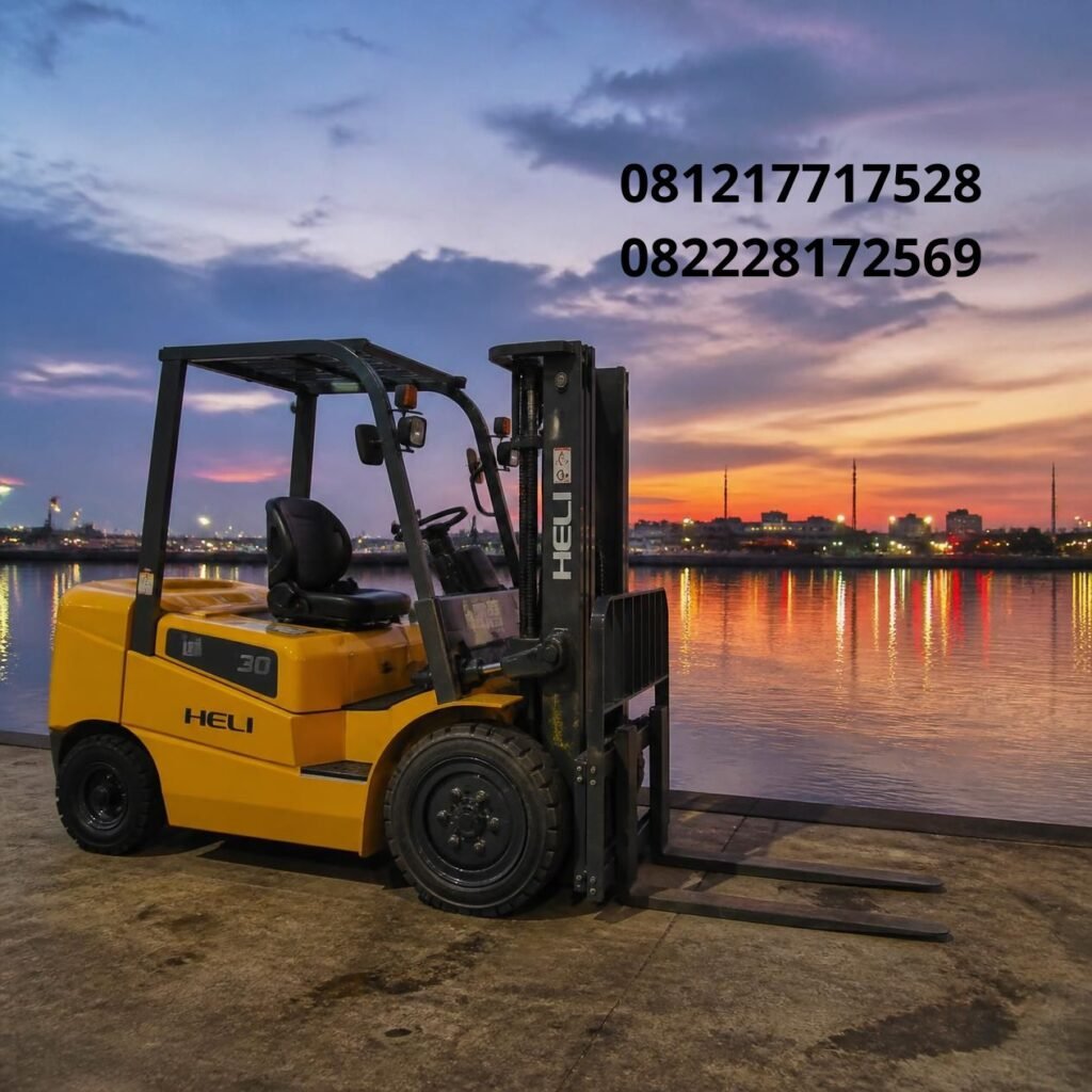 Service Heli forklift Tanjungbalai