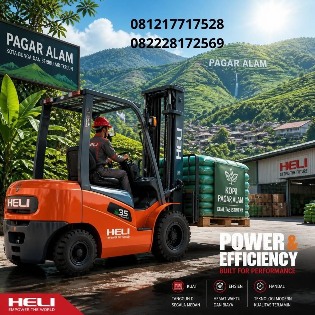 Sewa Heli Forklift Pagar Alam
