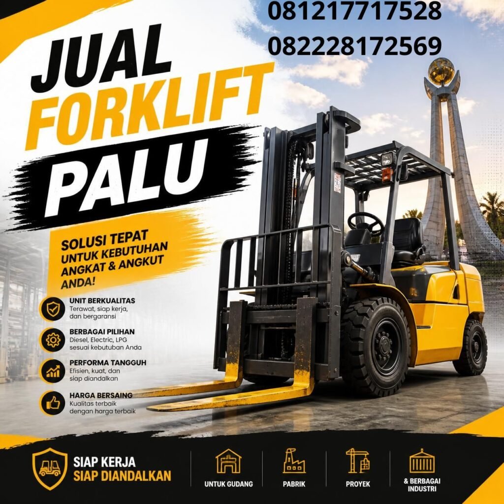 Jual Forklift Elektrik Palu