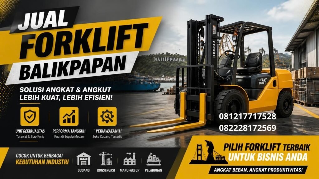 Jual forklift Balikpapan
