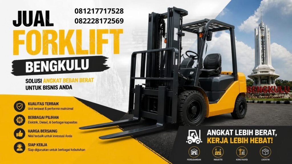 Jual forklift Bengkulu