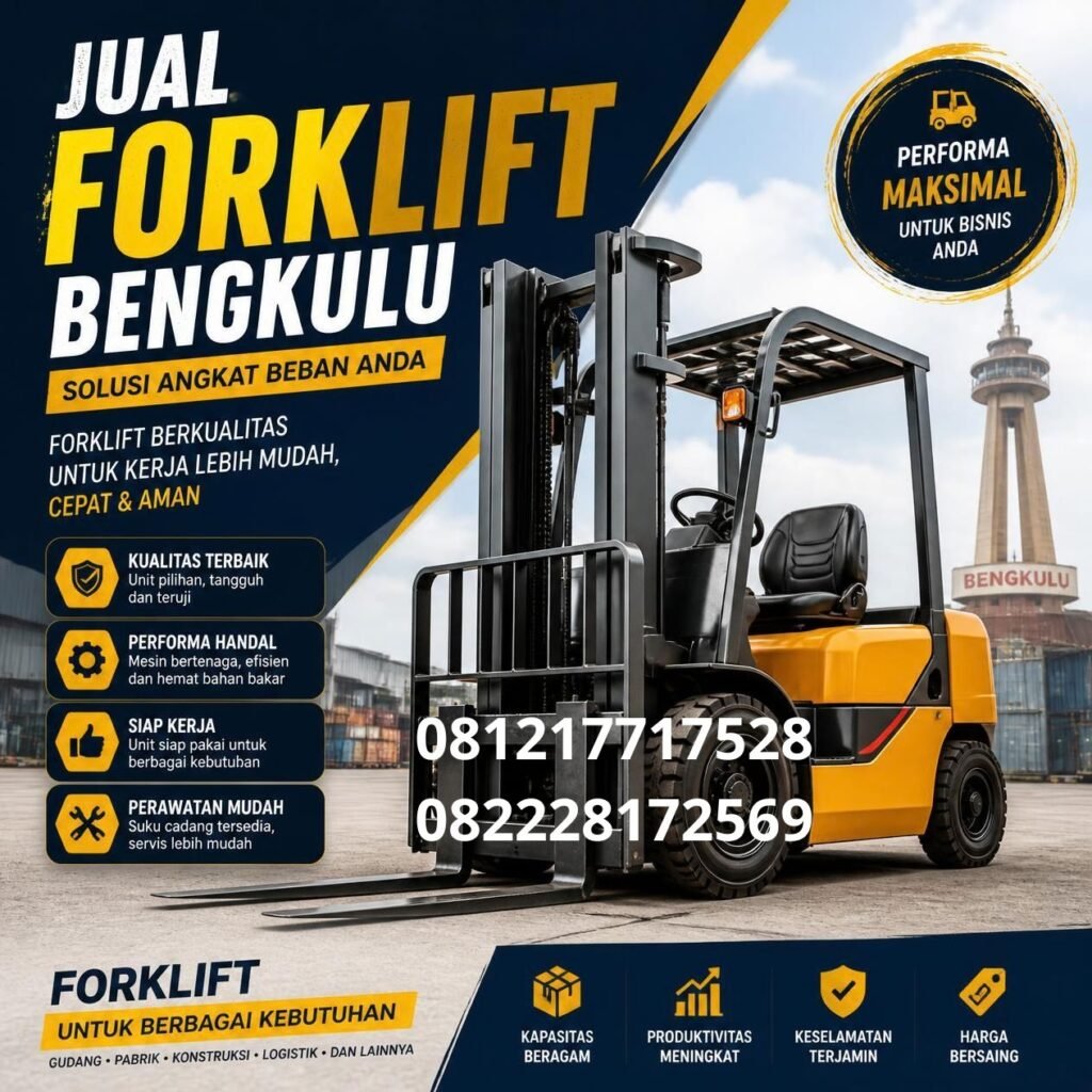 Jual forklift Heli Bengkulu