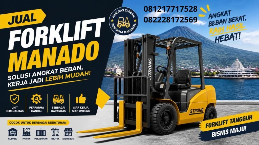 Jual forklift Manado