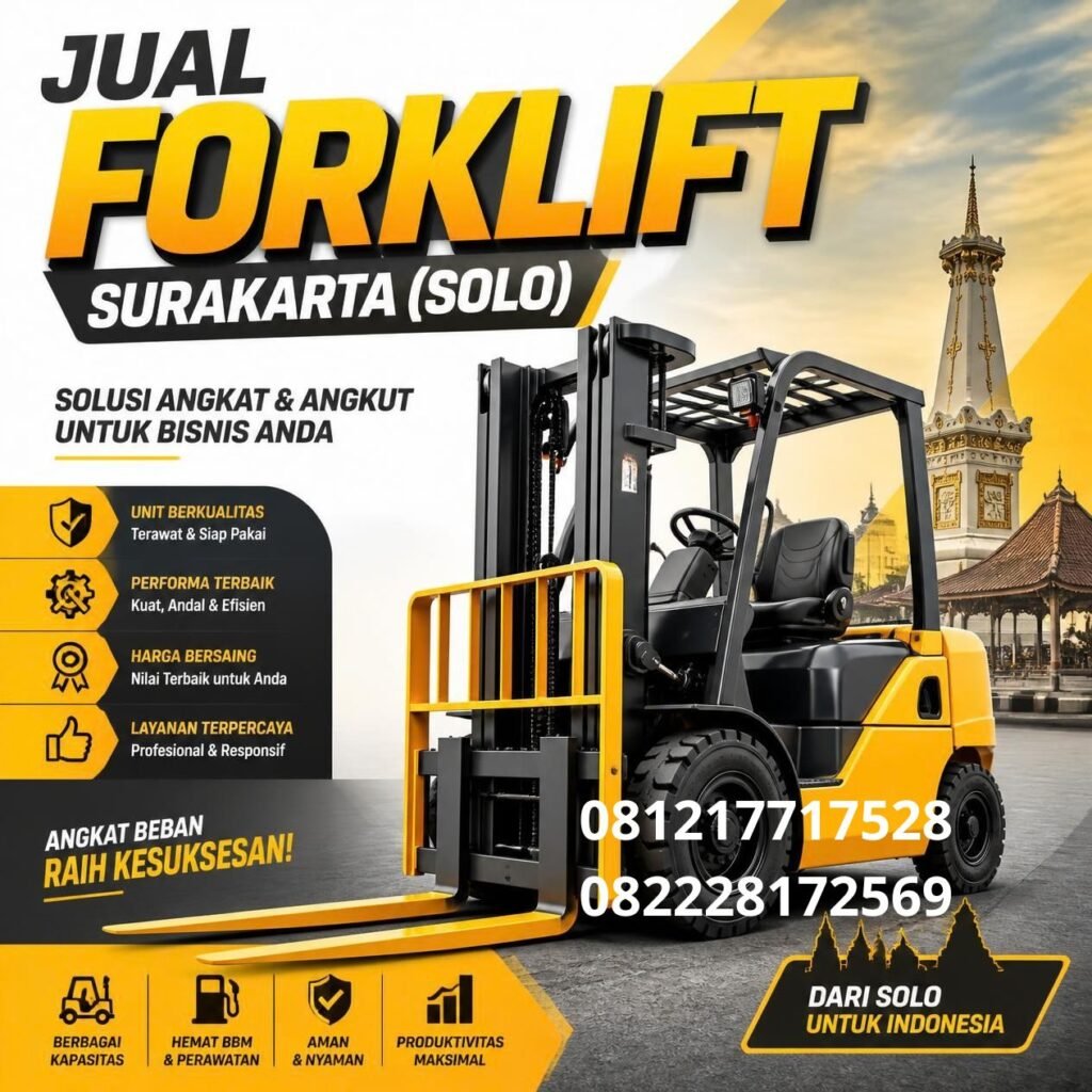 Jual forklift Solo