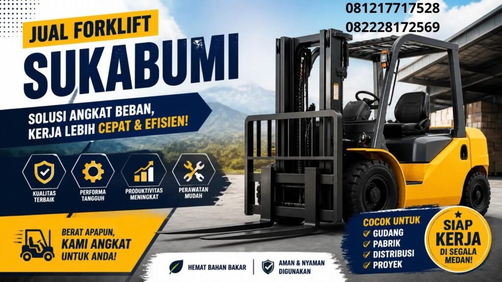 Jual forklift Sukabumi