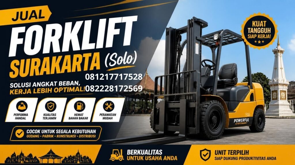 Jual forklift Surakarta (Solo)
