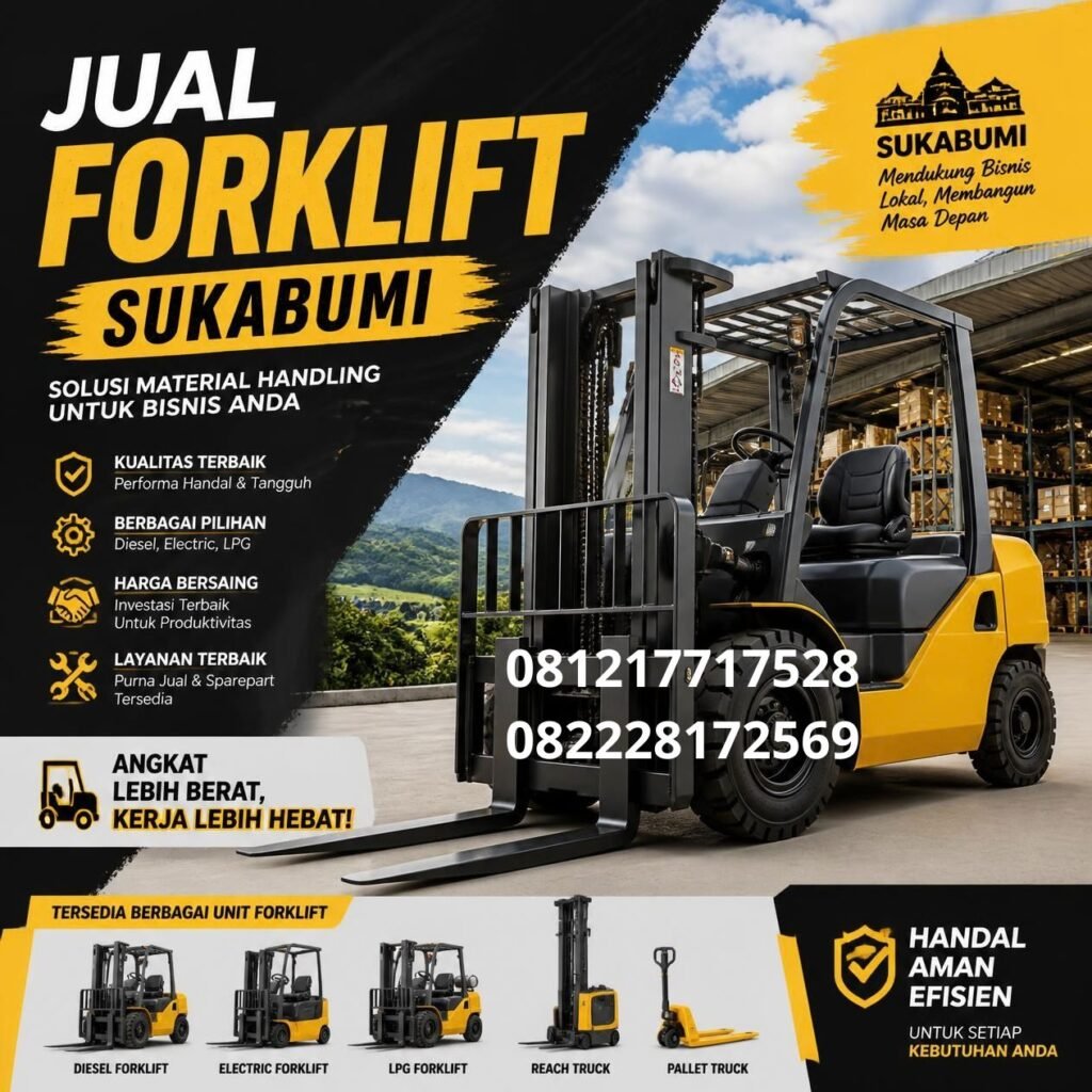 Jual forklift diesel Sukabumi